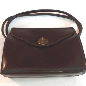 Vintage Dark Brown Handbag